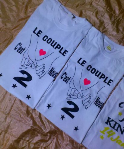 T-shirt couple meilleures