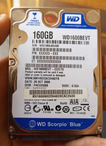 DISQUE DUR HDD DE 160GB A 1 TERRA