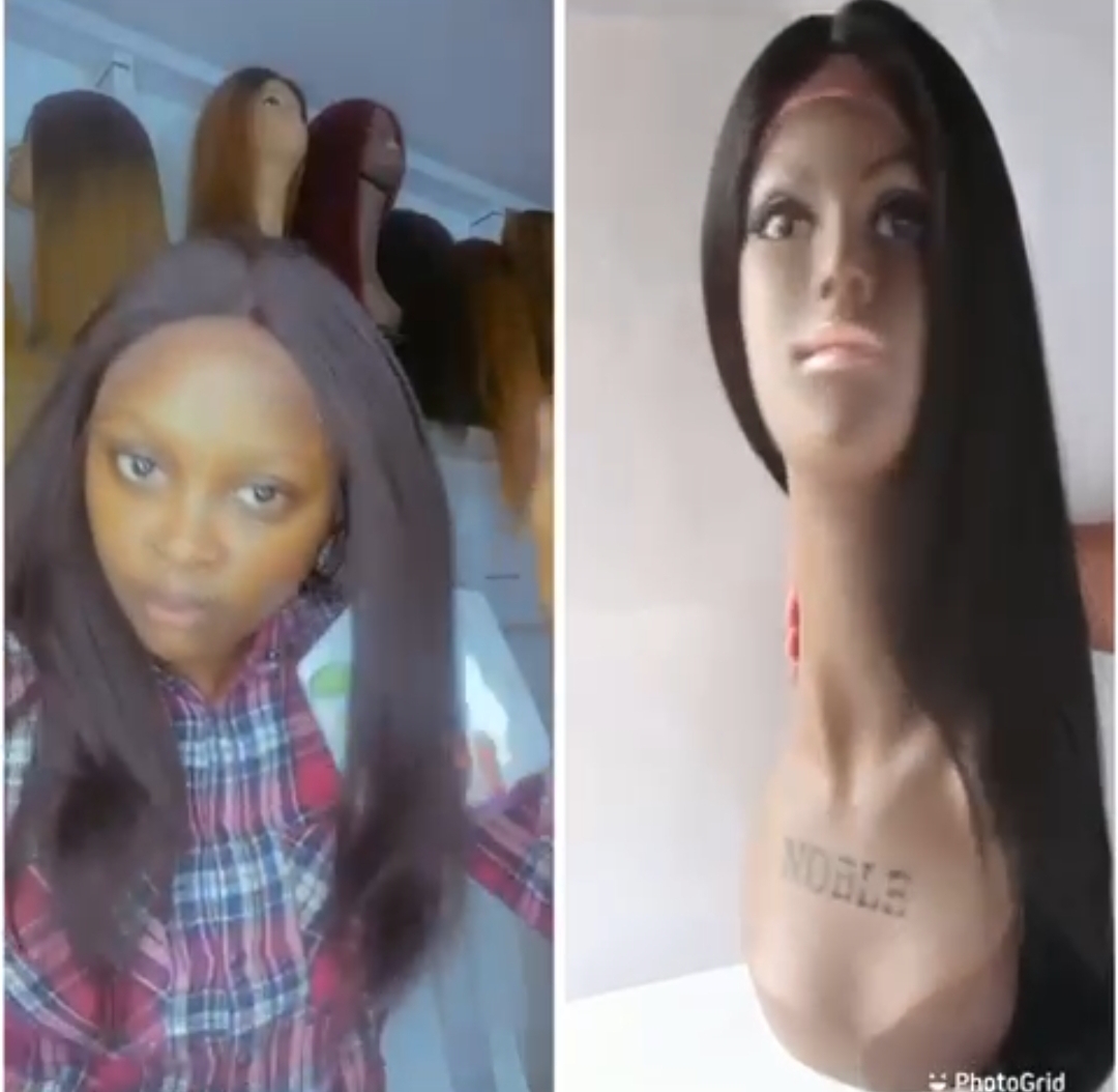 Perruque Semi naturelle En promotion