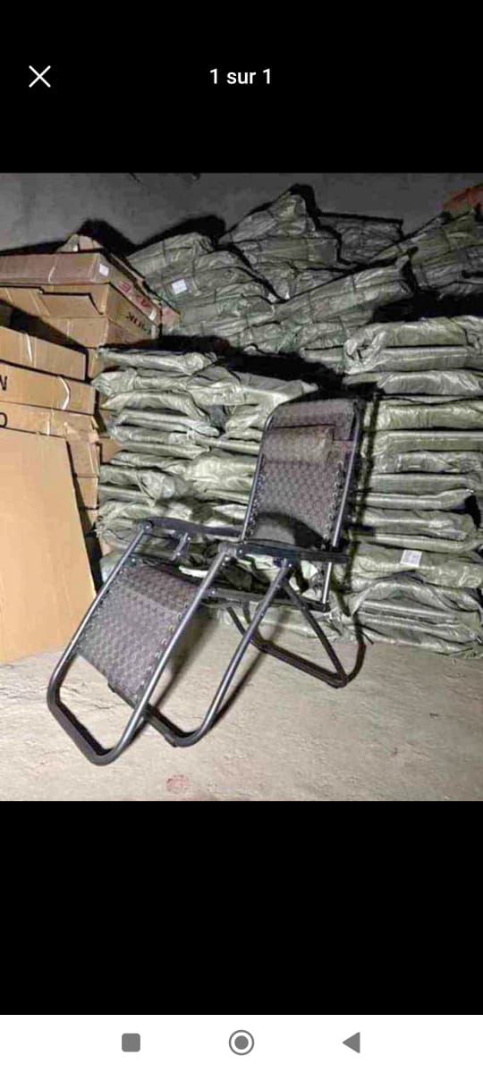 Chaise de repos pliable