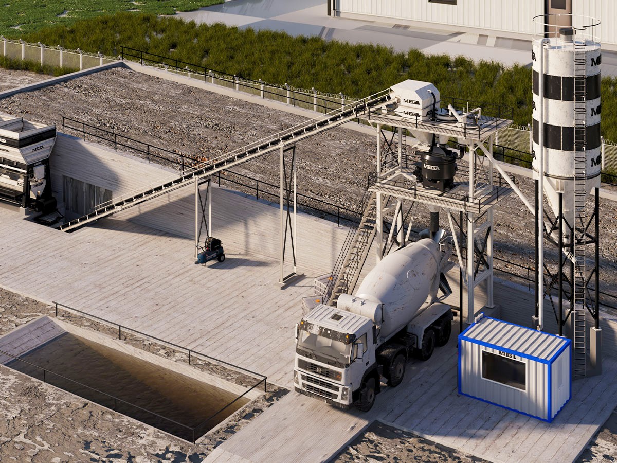 CENTRALE À BÉTON 30 m3