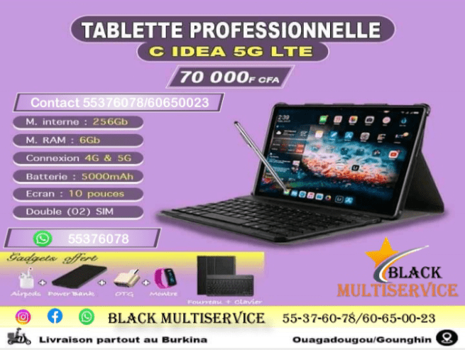 TABLETTE PROFESSIONNELLE C_IDEA