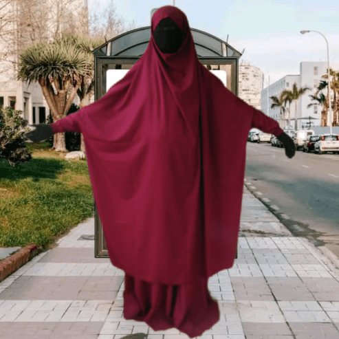 Boubou hidjab soutra voile