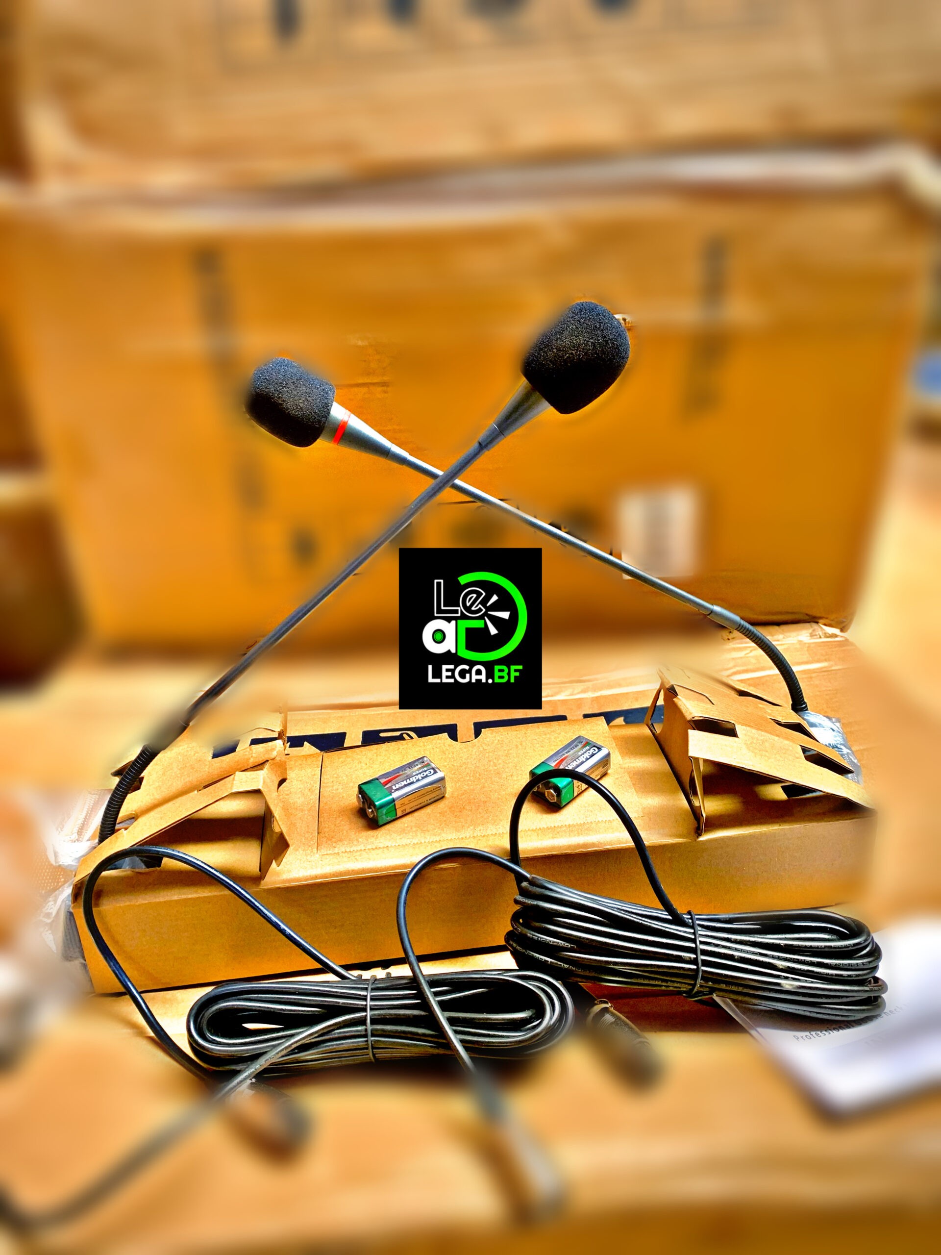 Micro de conférence en (deux)