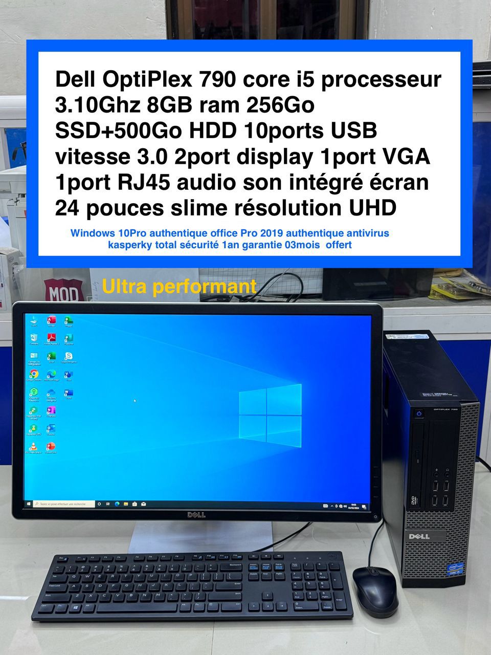 Ordinateur de Bureau Dell Optiplex 790 core i5