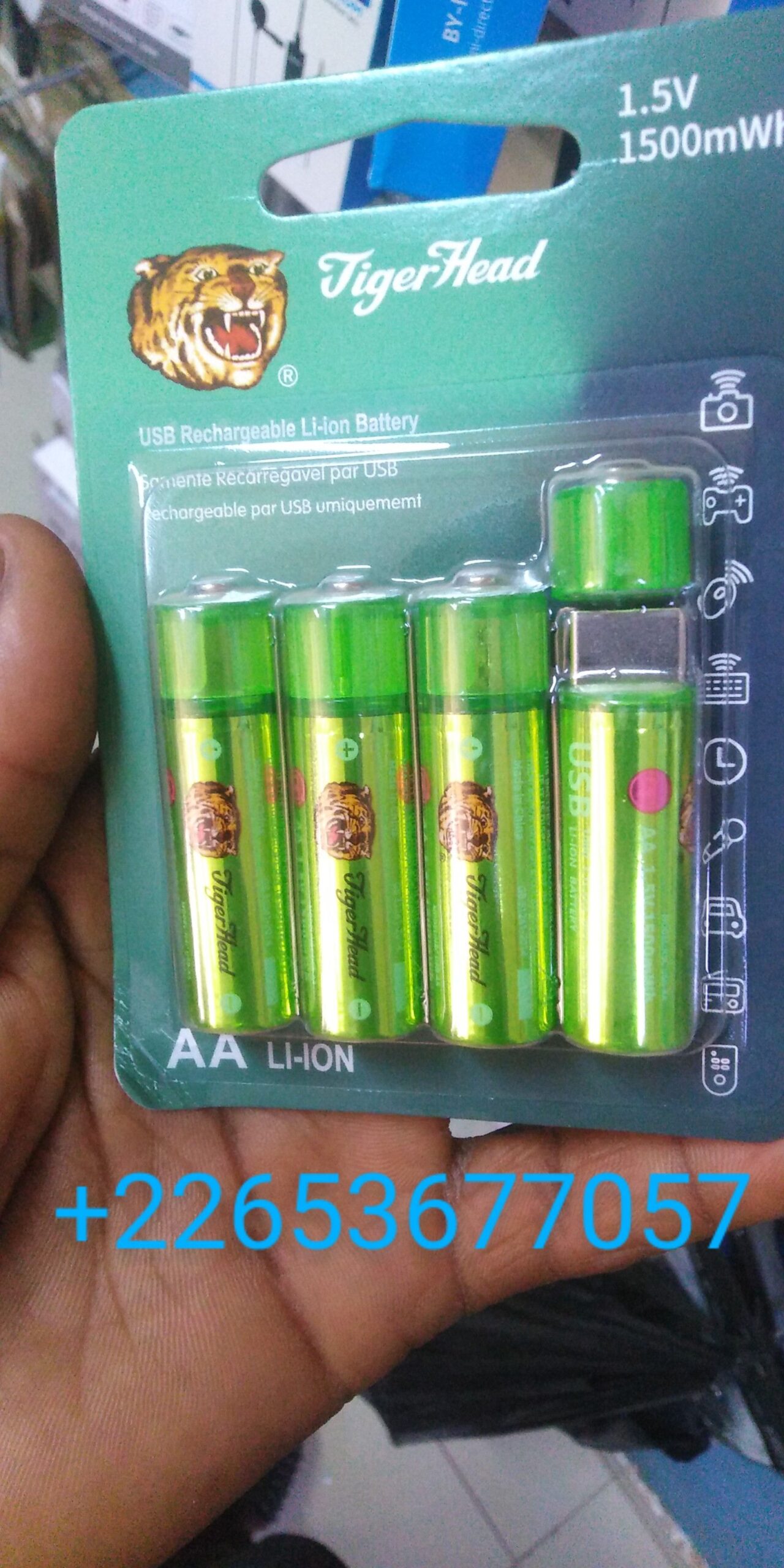 Pile chargeable 1,5v