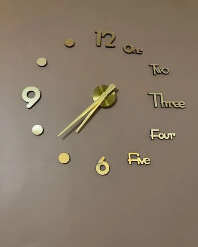 Horloge murale 3D