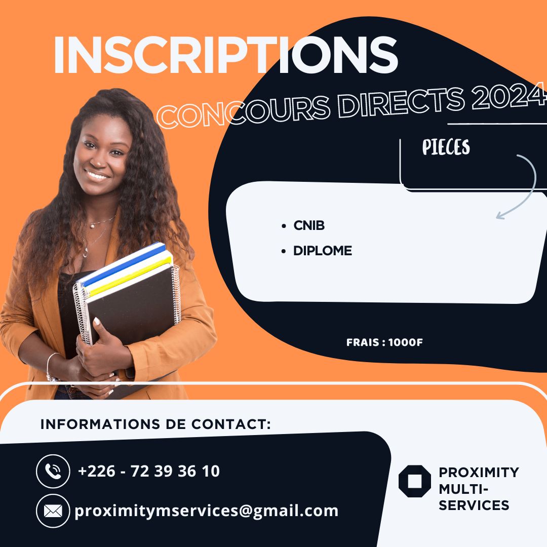 INSCRIPTION CONCOURS DIRECTS 2024