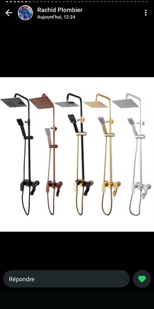 Promo colonne de douche mitigeur eau froide eau chaude