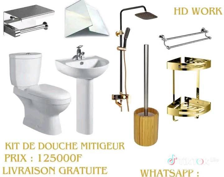 Promo douche complet eau froide eau chaude